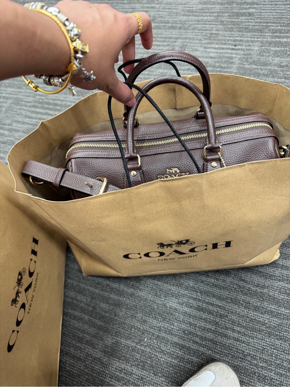 Coach Maple Large Rowan BRAND NEW - Picture 4 of 7